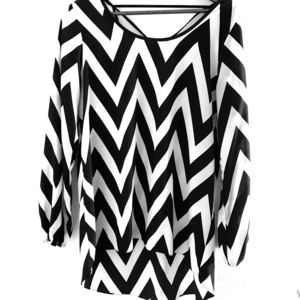 Black&White Chevron Studio Y
